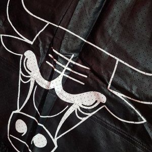 NBA Leather Chicago Bulls Crop & Skirt Set - Sz ML